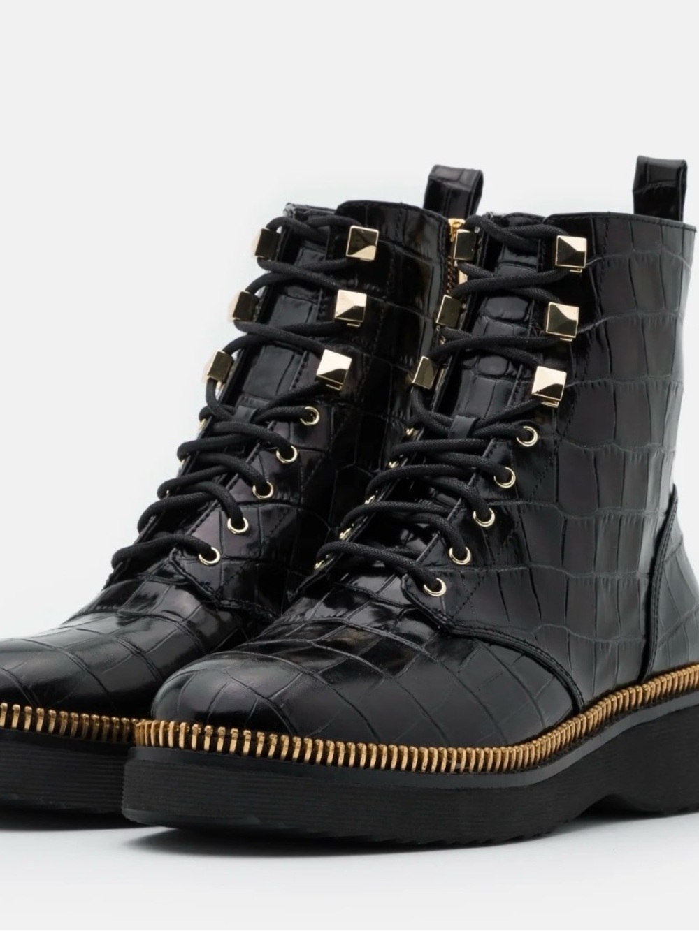 MICHAEL Michael Kors
Pre-owned Platform ankle boots - black